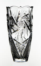 Black Crystal - Ajka Victoria * Kristály Váza H 25 cm (PinwPr17141)