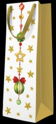 Paw Adorned Ornaments papír ajándéktáska italos 12x37x10cm