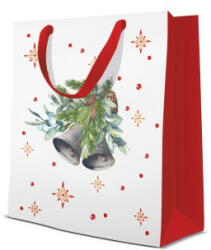 Paw Jingle Bells papír ajándéktáska medium 20x25x10cm