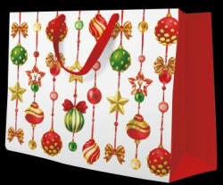 Paw Adorned Ornaments papír ajándéktáska horizontal 33, 5x26, 5x13cm