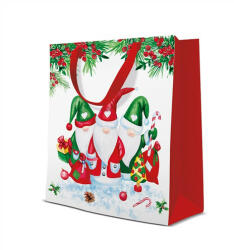 Paw Christmas Gnomes papír ajándéktáska medium 20x25x10cm