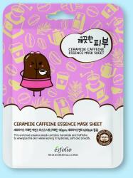 Esfolio Frissítő arcmaszk keramidokkal és koffeinnel Pure Skin Ceramide Caffeine Essence Mask Sheet - 25 ml / 1 db