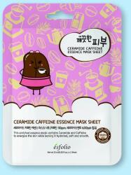 Esfolio Frissítő maszk keramidokkal és koffeinnel Pure Skin Ceramide Caffeine Essence Mask Sheet - 25 ml / 1 db