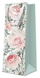 Paw Gorgeous Roses papír ajándéktáska italos 12x37x10cm