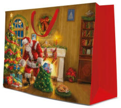 Paw Santa is here papír ajándéktáska maxi 54x44x16cm