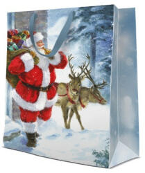 Paw Santa is Coming papír ajándéktáska big 30x41x12cm