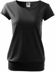 MALFINI Tricou pentru femei City - Neagră | XXXL (1200118)