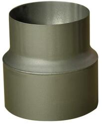 Eurometal Cső alakú füstcső szűkíto 160/130 mm (h. 160 mm), 1, 5 mm, fekete (MA654655)