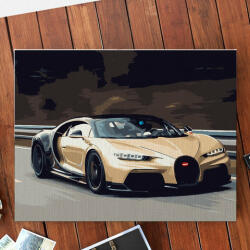 Pictorul Fericit Bugatti - Pictură pe numere Panza pictura