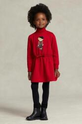 Ralph Lauren gyerek ruha piros, mini, harang alakú - piros 92