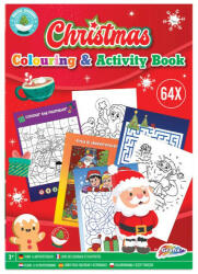 Grafix Carte de colorat de Crăciun cu exerciții de dezvoltare, 64 pagini Grafix (CA800023)