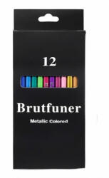 Brutfuner 12 színű metál fényű színes ceruza készlet (5995206005377)