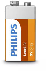 Philips Baterie Longlife 9v Blister 1 Buc Philips (ph-6f22l1f/10) - cadouriminunate Baterii de unica folosinta