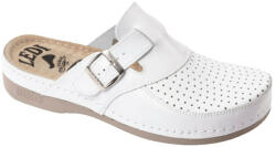 LEDI Anatomic Férfi bőr klumpa 802/18, fehér, csatos, munkavédelmi (ORH376166)