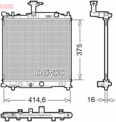 DENSO Radiator, racire motor DENSO DRM47040