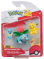 Pokémon 3 db-os figura csomag - Pikachu, Horsea, Ivysaur (PKW3049)