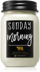 Milkhouse Candle . Farmhouse Sunday Morning illatgyertya Mason Jar 369 g
