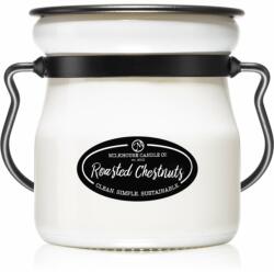 Milkhouse Candle . Creamery Roasted Chestnuts illatgyertya Cream Jar 142 g