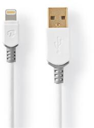 Nedis CCBW39300WT10 USB kábel 1 M USB A Fehér (CCBW39300WT10)