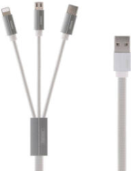REMAX Cable USB 3in1 Remax Kerolla, 1m (white) (RC-094th White) - scom