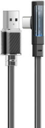 Mcdodo Cable USB-C to USB-C Mcdodo CA-3423 90 Degree 1.8m with LED (black) (CA-3423) - scom
