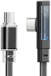Mcdodo Cable USB-C to USB-C Mcdodo CA-3453 90 Degree 1.8m with LED (black) (CA-3453) - scom