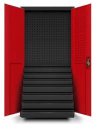 JAN NOWAK DAREK | 964-2 Fém szerszámos szekrény / PIROS színben (964-2)