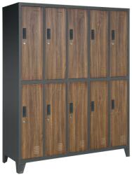 Jan Nowak® BARTEK öltözőszekrény / DIÓFA MINTÁVAL - Összeszerelve (1342-2)