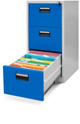 JAN NOWAK SÁRA | 1022-2 Fiókos függőmappa tartó iratszekrény KÉK / FEHÉR színben (1022-2)