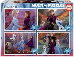 Educa Puzzle Multi 4 Frozen 2 Disney Educa 50-80-100-150 piese de la 5 ani (EDU18640)