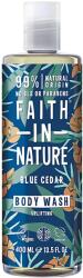 Faith in Nature Gel de dus natural energizant cu cedru albastru, 400ml, Faith in Nature
