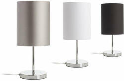 Rendl light studio NYC/RON 15/20 asztali lámpa Polycotton fehér/króm 230V LED E27 7W (R14055) - pepita