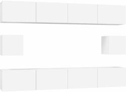 vidaXL 6 részes fehér szerelt fa TV-szekrényszett (3114366)