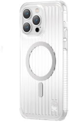Kingxbar Husa magnetica PQY Go Out Series pentru iPhone 14 Pro Max MagSafe argintiu (6959003509314)