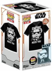 Funko Pocket & TEE Pop! Star Wars 63524 - Stormtrooper (63524) Figurina