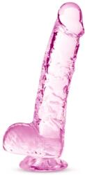 Blush Novelties Малко реалистично дилдо с тестиси Naturally Yours 6" розово