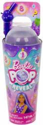 Mattel Papusa cu accesorii Barbie, Color Pop Reveal Fruit, Strugure, 8 surprize, HNW44
