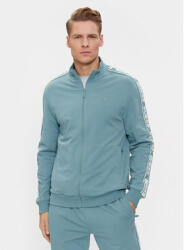 GUESS Bluză Full Zip New Arlo Sweatshirt Z2YQ12 K6ZS1 Turcoaz Regular Fit