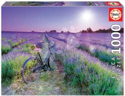 Educa Puzzle Bike in a Lavender Field Educa 1000 darabos és Fix ragasztó (19255)