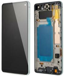 GH82-18850A Samsung Galaxy S10 zöld TFT LCD kijelző érintővel kerettel előlap (GH82-18850A)