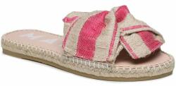 Manebi Espadrile Manebi Sandals With Knot G 4.5 JK Bold Pink Stripes On Natural