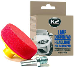 K2 Fényszóró polírozó korong fúrógépbe 8cm K2 Lamp Doctor Pad