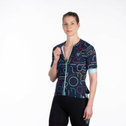 Northfinder Tricou ciclism cu fermoar deschidere completa dama Margaret multicolorprint (107491-512-104)