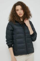 Abercrombie & Fitch rövid kabát női, fekete, átmeneti - fekete L - answear - 37 990 Ft