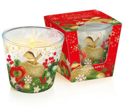 Bartek Candles Illatgyertya pohárban 115g - Christmas Eve - Golden Apple (81788)
