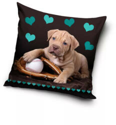  Kutyás Baseball Glove párnahuzat 40x40 cm (CBX195002DOG) - oliviashop