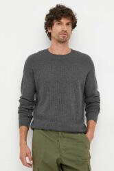 Sisley gyapjúkeverék pulóver könnyű, férfi, szürke - szürke L