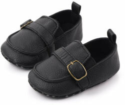 Superbebeshoes Pantofiori eleganti negri pentru baietei
