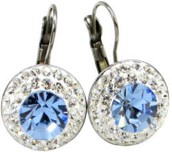 APHRODITÉ kapcsos fülbevaló - 14 mm (light sapphire-crystal) (2023041701)