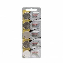 Maxell Baterie tip buton CR 2016 Li 3 V 5 buc. /blister (18740)